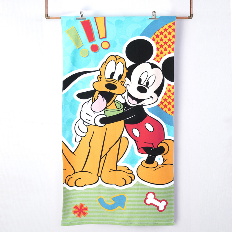 Toalla de Playa 70x140 cm / Mickey Huesito - Mashini