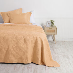Quilt Cordoba Liso 2 Plazas / Peach - Mashini