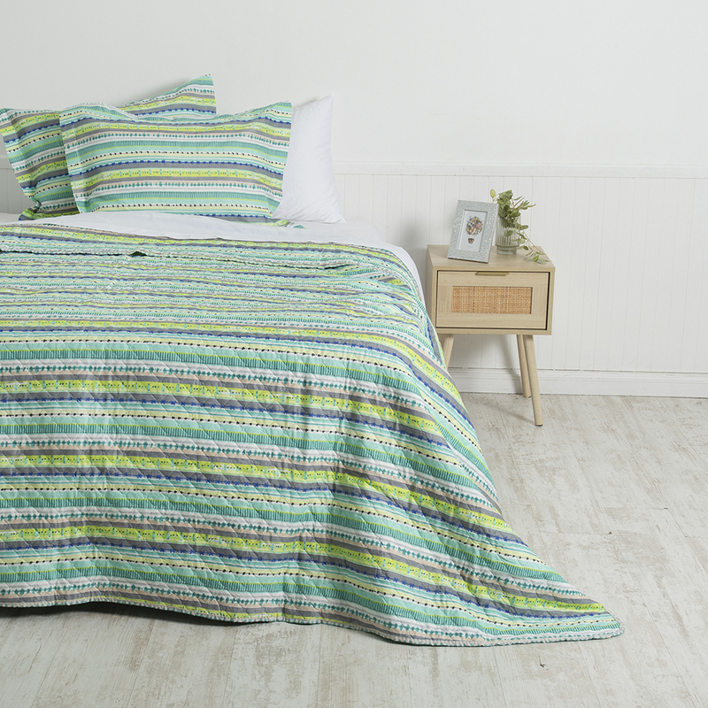 Quilt Cordoba Estampado 2 Plazas / Fiesta - Mashini