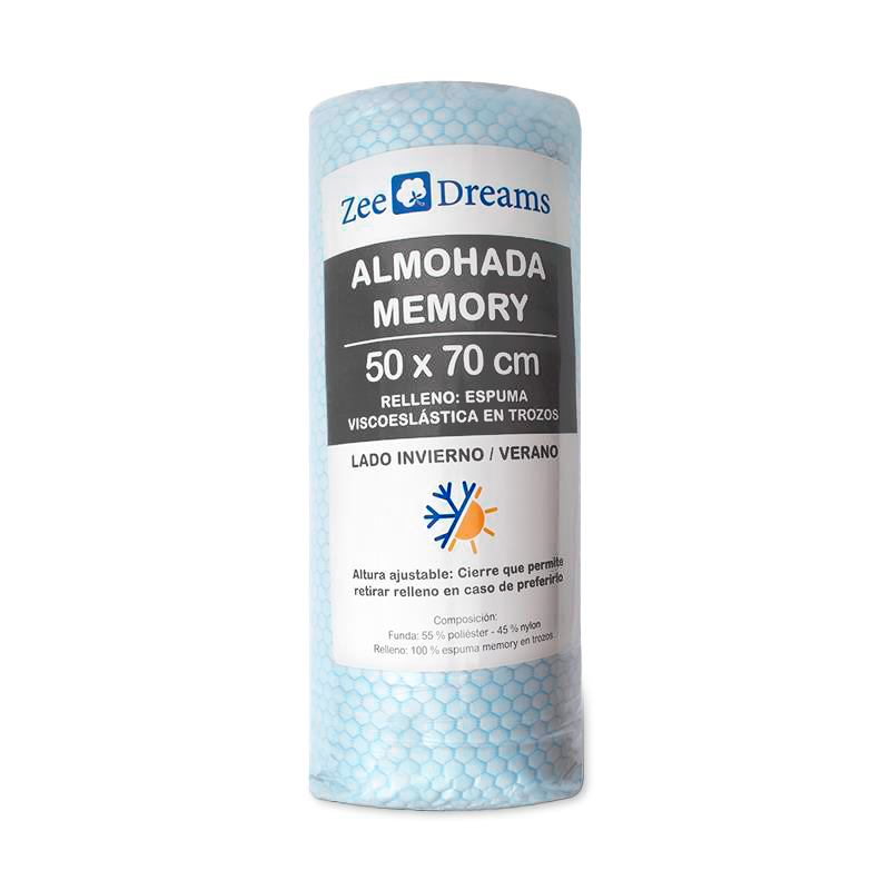 Almohada Memory 50x70 Invierno Verano - Zee Dreams