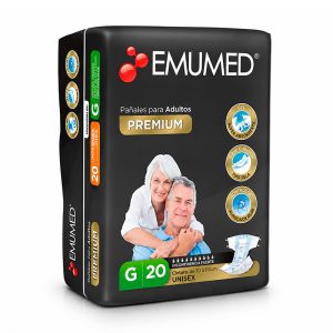 Pañal Adulto Talla G 20 Unidades- Emumed