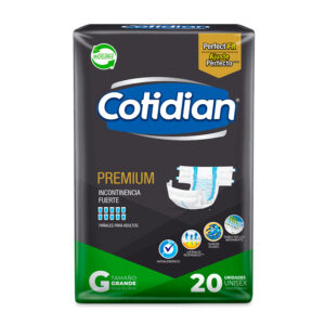 Pañal Adulto Premium Talla G / 20 Unidades- Cotidian