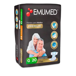 Pañal Adulto Talla G 20 Unidades- Emumed