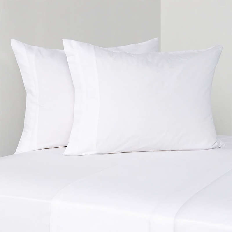 Juego de Sábanas Lisa 180 Hilos 2 Plazas / Blanco - Cannon