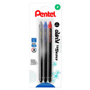 Set de 3 Bolígrafos Retrackurox - Pentel
