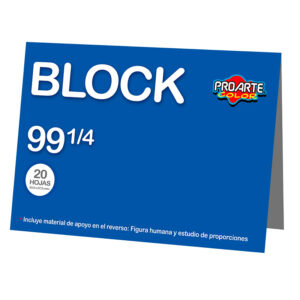 Block Medio N°99 1/4 20 Hojas - Proarte