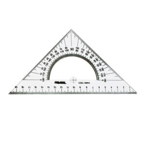 Escuadra con Transportador 21 cms / Humo - Proarte