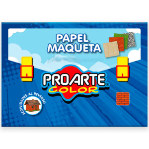 Estuche Papel Maqueta 9 Hojas 18 Diseños - Proarte
