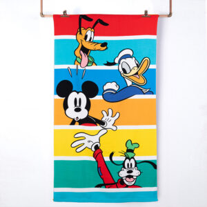 Toalla de Playa 70x140 cm + Bolso / Mickey Jueg - Mashini