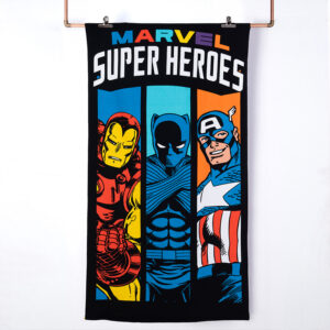 Toalla de Playa 70x140 cm + Bolso / Avengers Heroes - Mashini