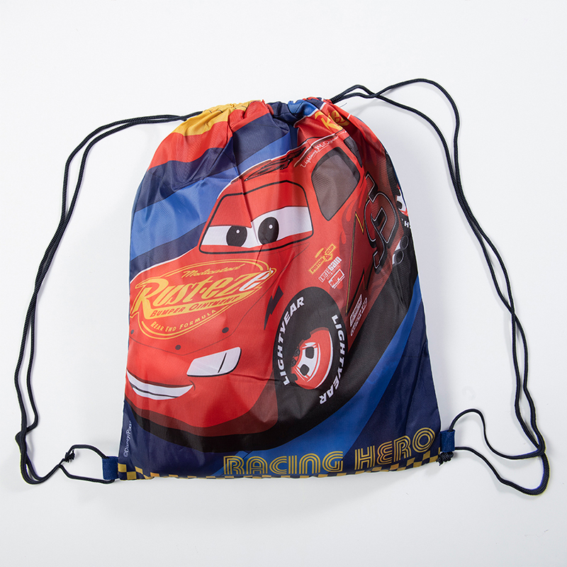 Toalla de Playa 70x140 cm + Bolso / Cars Racing - Mashini - Imagen 2
