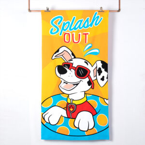 Toalla de Playa 70x140 cm + Bolso / Paw Patrol Splash - Mashini