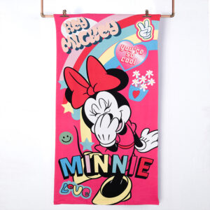 Toalla de Playa 70x140 cm + Bolso / Minnie Love - Mashini