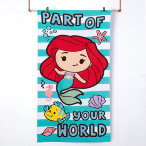 Toalla de Playa 70x140 cm + Bolso / Princesa Ariel - Mashini