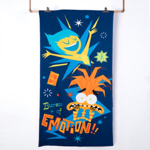 Toalla de Playa 70x140 cm + Bolso / Intensamente Emotion - Mashini