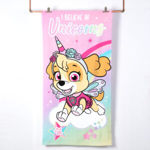 Toalla de Playa 70x140 cm + Bolso / Paw Patrol Unicornio - Mashini