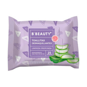 Toallas Desmaquillante 25 und / Morada Limpieza Profunda - B. Beuty