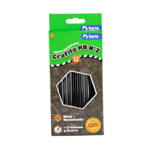 Lápiz Grafito Hexagonales 12 Unidades Imagia - Torre