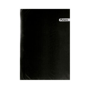 Archivador Plastificado con Gusano / Negro - Torre