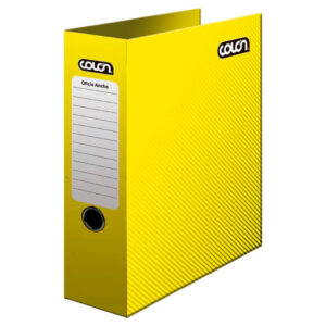 Archivador Oficio Ancho Colores Amarillo - Colón