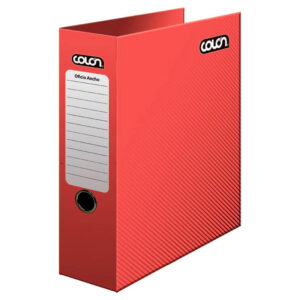 Archivador Oficio Ancho Colores Rojo - Colón