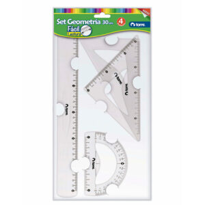 Set Geometría Plástico 4 Pzas - Torre