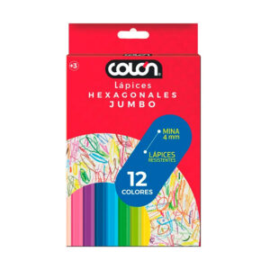 Lápices de Colores Jumbo 12 Unidades - Colón