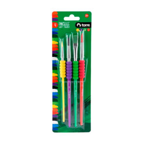 Set Pinceles con Grip Colores - Torre