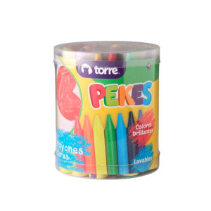 Maxi Crayones 24 Colores Pekes - Torre