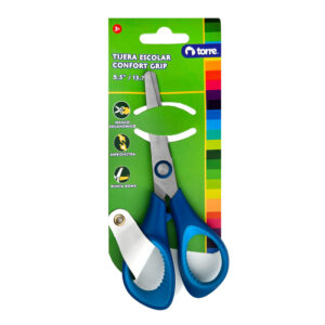 Tijera Escolar 5.5" Confort Grip - Torre