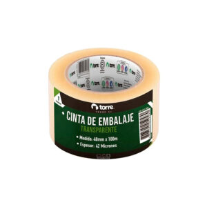 Cinta de Embalaje Transparente 48mm. x100m. - Torre