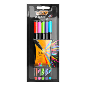 Set 5 Bolígrafos Intensity Ast Fashion - Bic