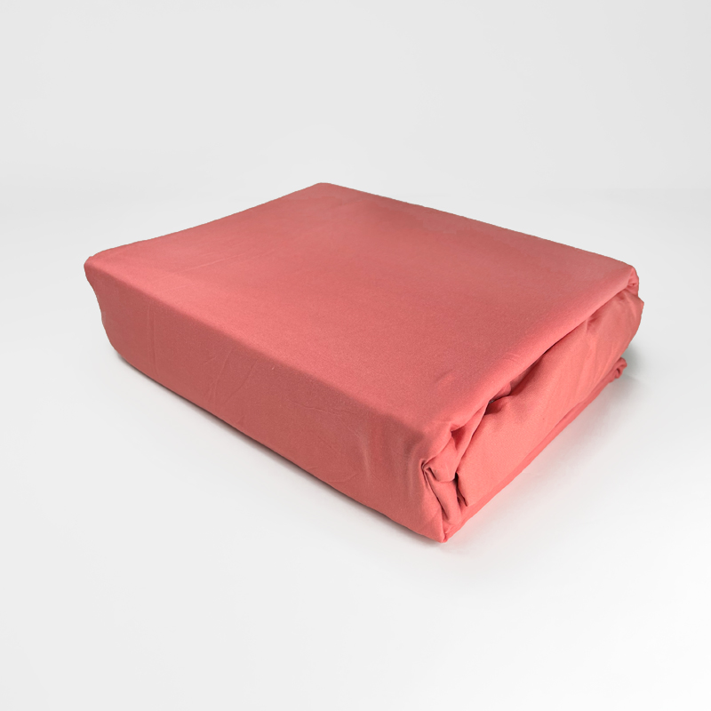 Juego de Sábanas Marina Lisa 2.5 Plazas / Coral - Zahr