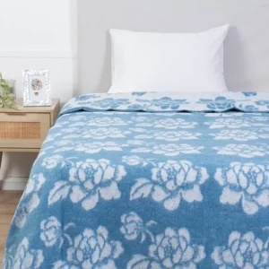 Frazada Térmica Noruega 1.5 Plazas / Celeste - Mashini