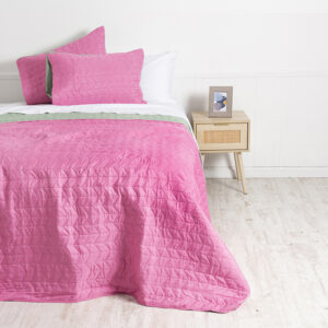 Quilt MF 2 Pza / Rosado Verde - Mashini