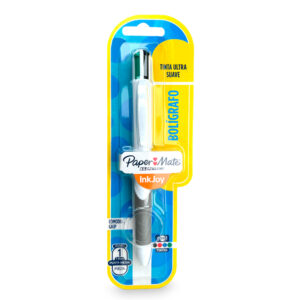 Bolígrafo Inkjoy Quatro 4 Colores Básicos TJX1 Grip Gris - Paper Mate