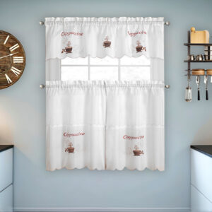 Set de Cortina de Cocina 3 Piezas / Tazón - Doral