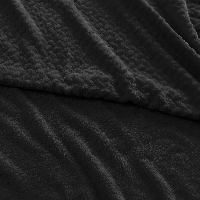 Frazada Coral Embossed 2 Plazas / Marengo - Mashini - Imagen 2