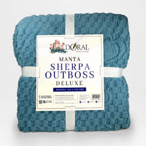 Manta Sherpa Outboss Deluxe / Azul Piedra - Doral