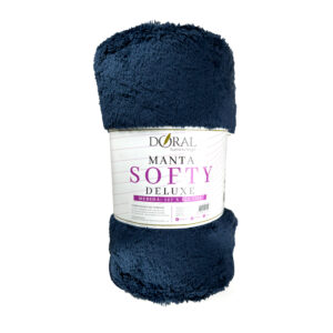 Manta Softy Lisa / Azul Oscuro - Doral