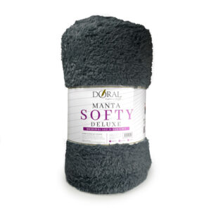 Manta Softy Lisa / Gris Oscuro - Doral