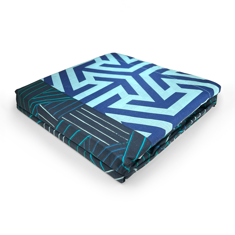 Juego de Sábanas 144 Hilos Composé Premium 2 Plazas / Blue Line - Doral