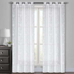 Set Velo Bordad  Flores Rebeca 140x220cm - Jovial