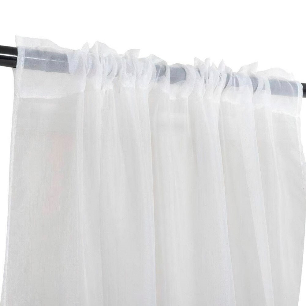 Set Cortina Pasa Tubo / White - Masel - Imagen 2