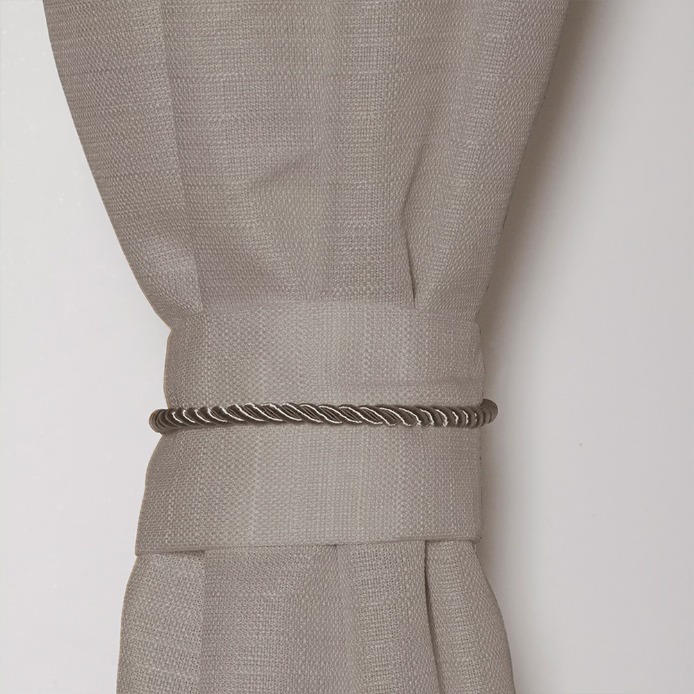 Set Cortina Amalia Pasa Tubo 8 Piezas / Taupe - Masel - Imagen 3