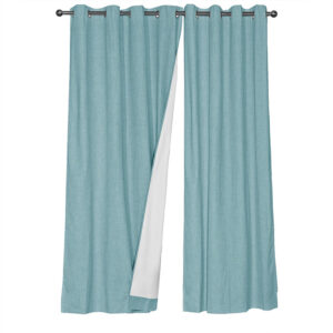 Cortinas Blackout Lino / Turquesa - Masel