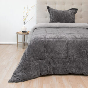 Cubrecama Outboss Deluxe 1.5 Plazas / Sherpa Gris - Doral