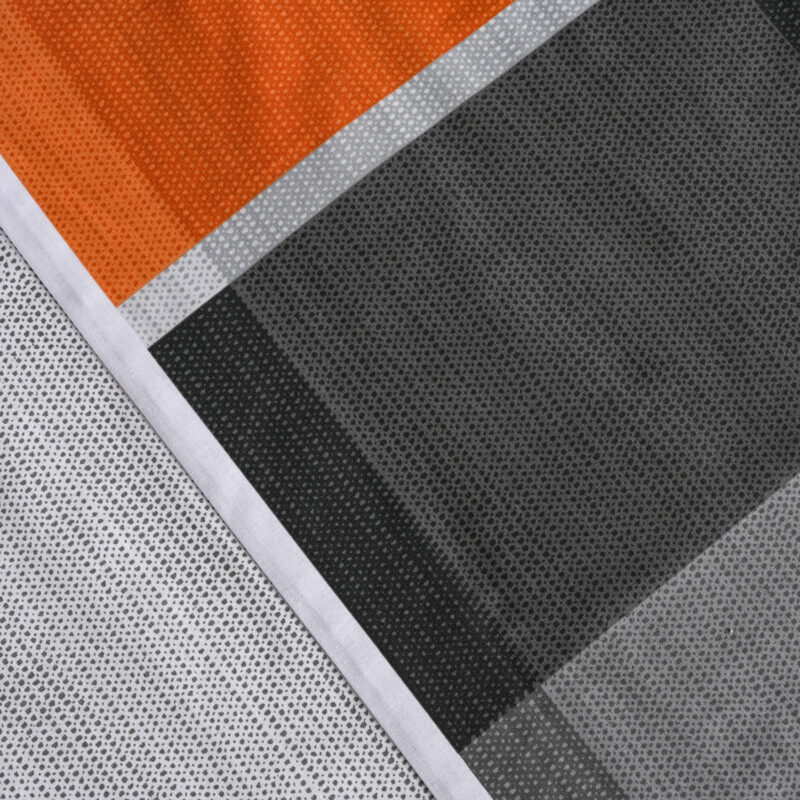 Juego de Sábanas Estampadas 144 Hilos 1.5 Plazas / Franjas Terra - American Family by Cannon - Imagen 3