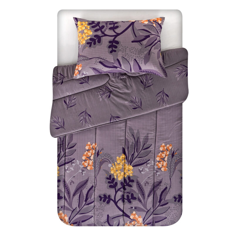 Plumón Estampado 1.5 Plazas / Lavanda - American Family By Cannon - Imagen 3