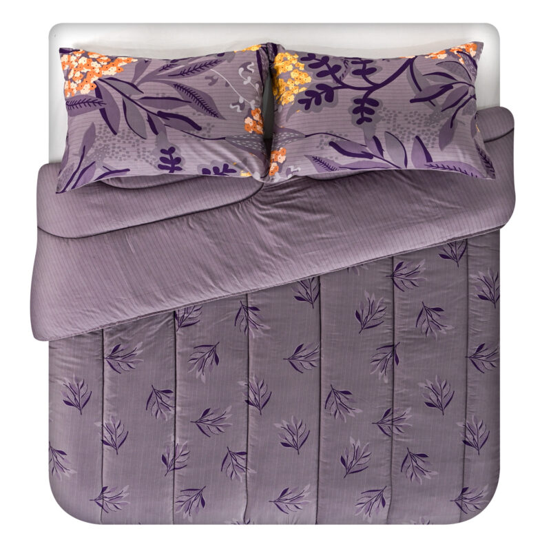 Plumón Estampado 2 Plazas / Lavanda - American Family By Cannon - Imagen 6